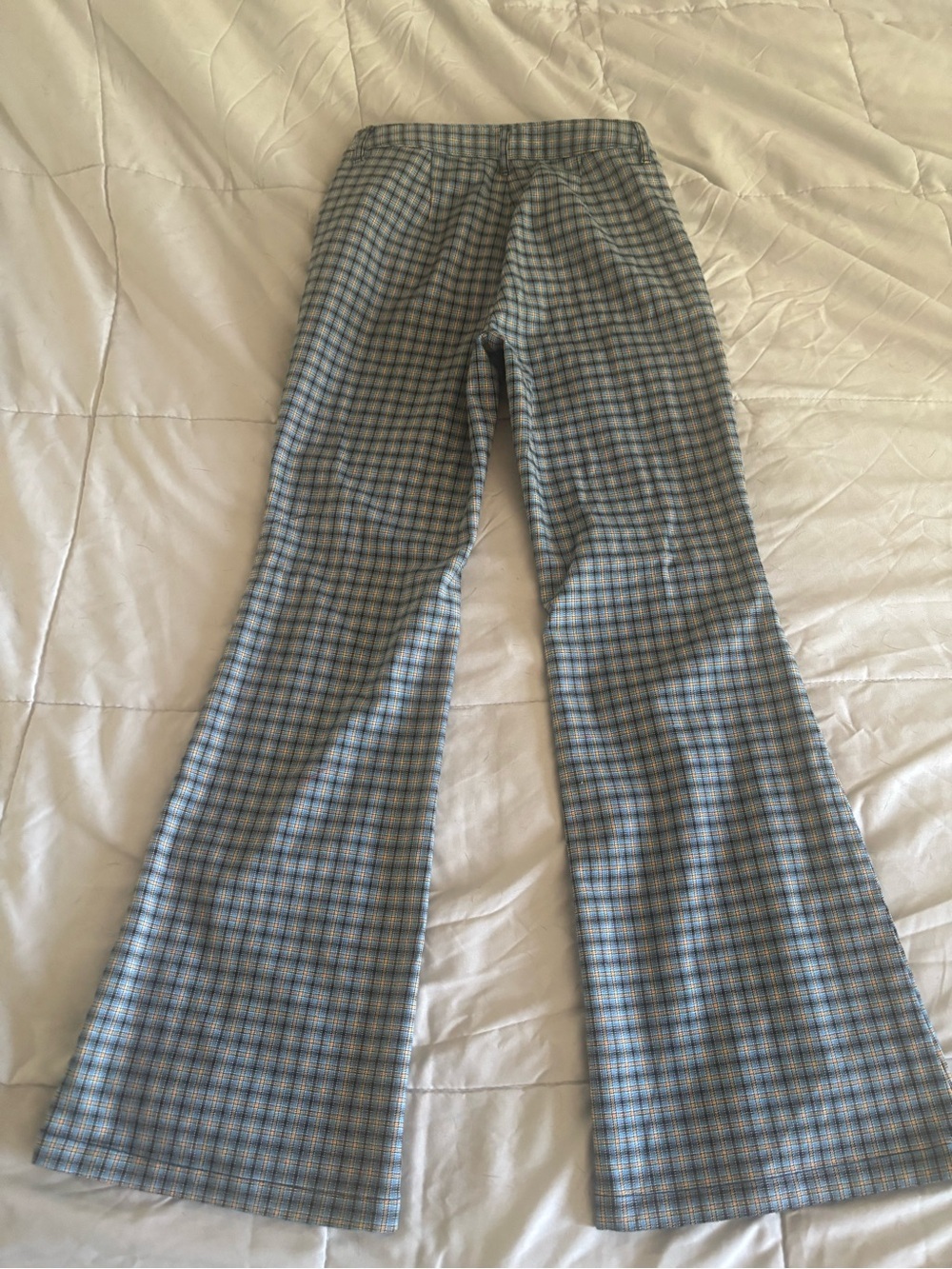 Urban Outfitters Teal and Mustard Plaid Pants